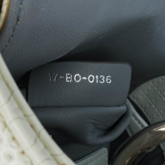 Pre-Loved Dior Mini Patent Microcannage Lady Dior - Picture 6 of 10